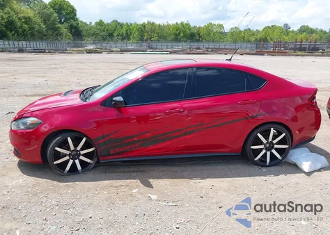 2016 Dodge Dart Gt из США, поврежденный, VIN 1C3CDFEB3GD701251